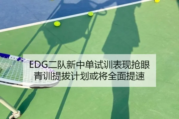 EDG二队新中单试训表现抢眼 青训提拔计划或将全面提速